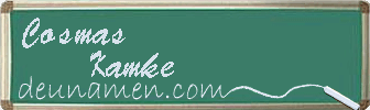 Cosmas Kamke Visitenkarte